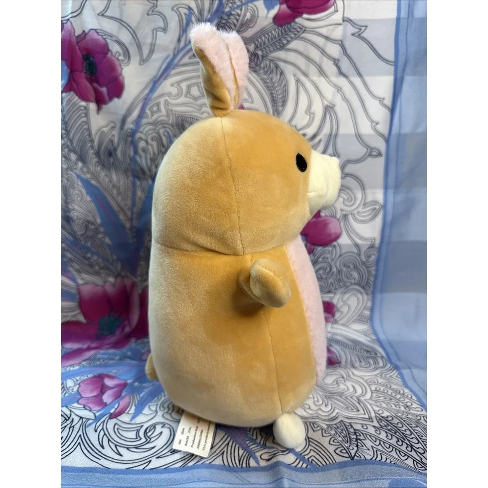 Squishmallow Hug Mees Orange Bunny Rabbit Fuzzy‎ Belly Levinda 11
